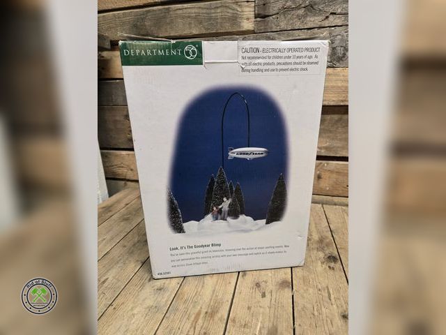 Lot 53-3113 - Dept 56 Snow Village Good year Blimp (D2B)