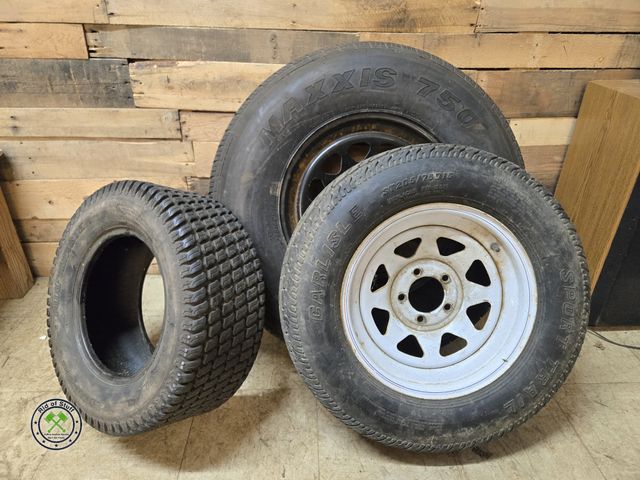 Lot 53-826 - Lot of Tractor Mower tires - In good used condition.