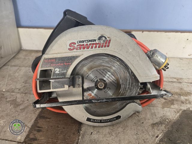 Lot 53-585 - Electric 2 1/4HP Circular Saw - Works