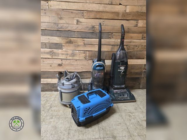 Lot 53-990 - (2) Upright Vacuum Cleaners - both power on, Princess Canister Vacuum Cleaner powers on and small pe...