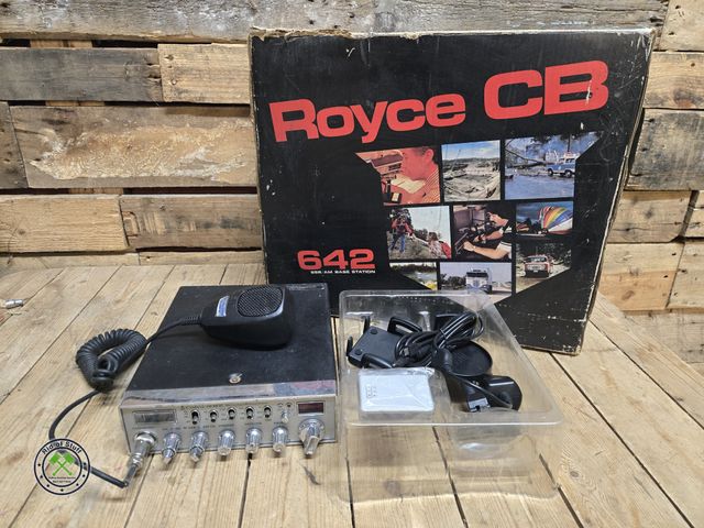 Lot 53-2011 - NOS Royce CB 642 AM Base Station and CB Radios
