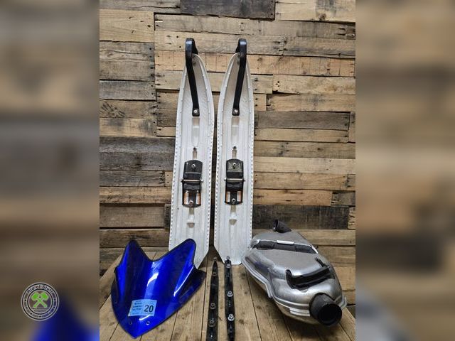 Lot 53-801 - Snowmobile Skis and parts - Came off of a 2015 Yamaha Viper (D2F)