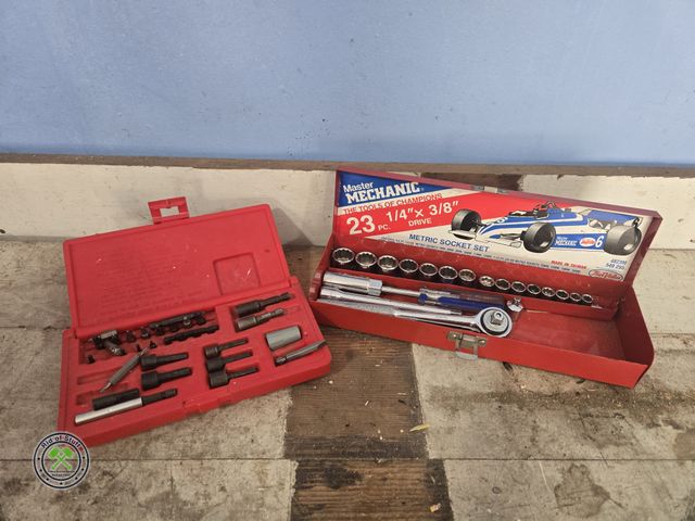 Lot 53-571 - Socket Set and Drill Bit Set (Garage)