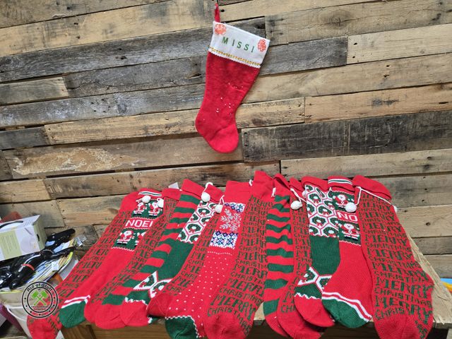 Lot 53-963 - Lot of NOS Knit Christmas Stockings