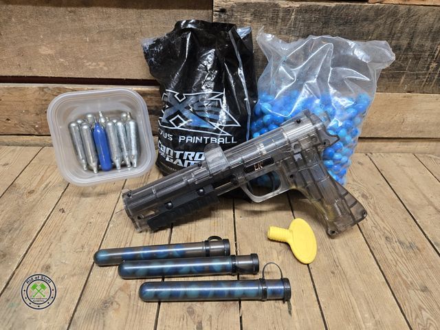 Lot 53-1023 - Paintball Gun with Bags of Paintballs