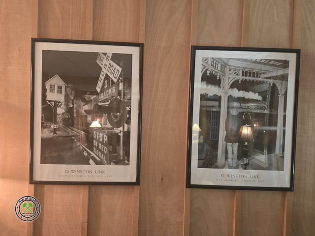 Lot 53-592 - (2) 24"x32" Framed O Winston Link Black and White Posters