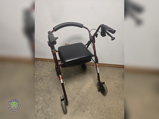 Lot 53-642 - null Nova Medical Walker with Seat and Under Seat Storage (BSMT-1)
