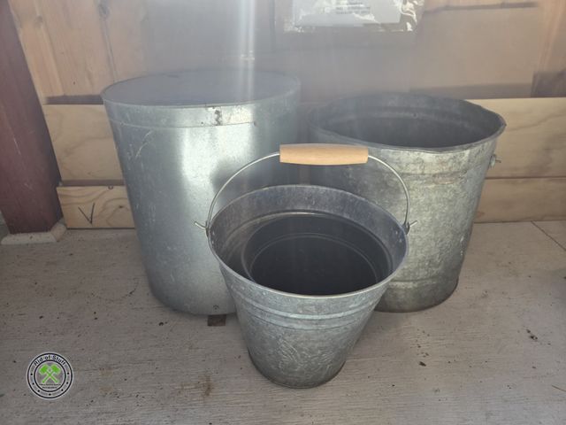 Lot 53-729 - Galvanized Buckets