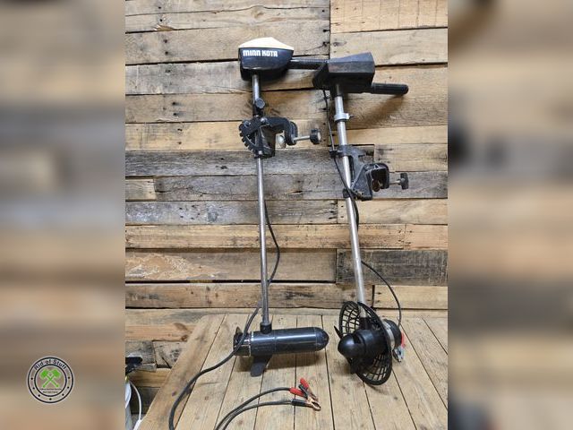 Lot 53-933 - Sigma 10 2 Speed and Minnkota weedless 25 Three Speed Trolling Motors - Both Power on and Spin