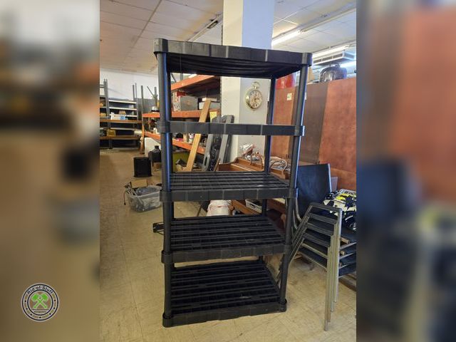 Lot 53-550 - Rubbermaid Plastic Shelving Unit - Measures: 36"x23"x71"