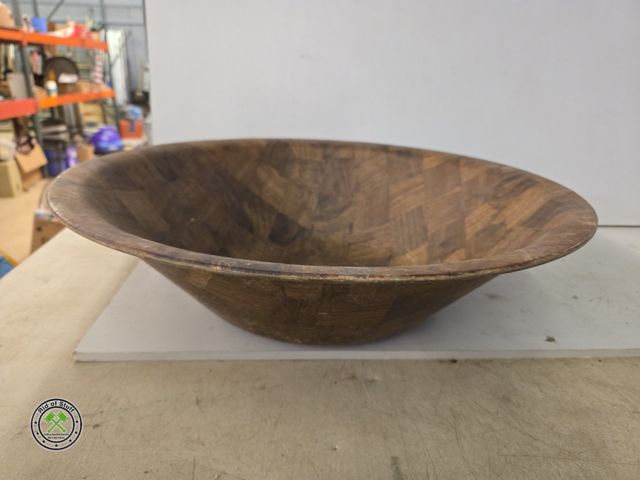 Lot 53-547 - Large Weavewood Serving Bowl - Measures: 20" in diameter (B5B)
