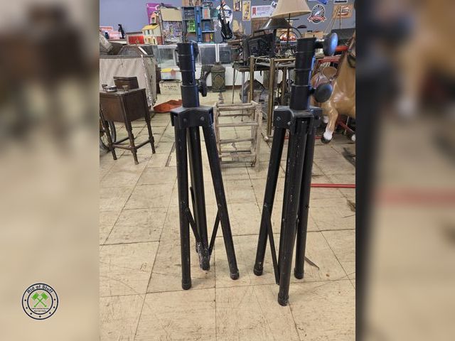 Lot 53-983 - Lot of (2) Tri-Pod Stands