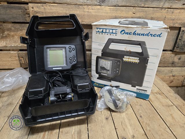 Lot 53-3105 - Hummingbird Wide Portable Fish Finder with Original Box and instructions - Said to work