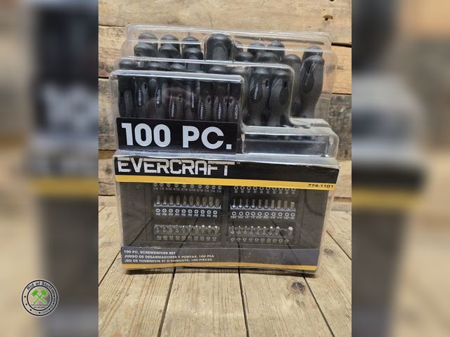Lot 53-803 - New Evercraft 100 Pc Screwdriver Set (D2B)