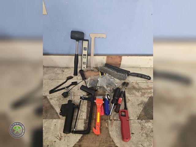 Lot 53-578 - Misc Lot of Hand Tools - Includes: Screwdrivers, Lighters, Brushes, Torch, and more