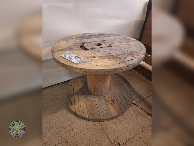 Lot 53-1079 - Large Wooden Spool - Great for Outdoor Tables or Projects - Measures: 42"x30"