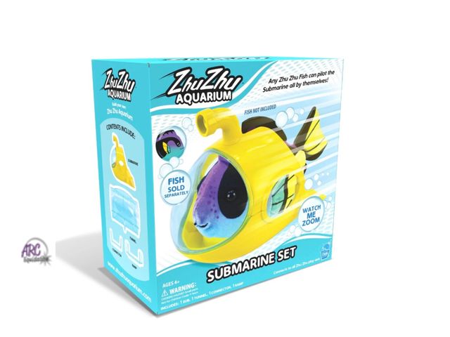 Lot 56-140828 - New ZhuZhu Aquarium Submarine and Dock Set - Fish Not Included