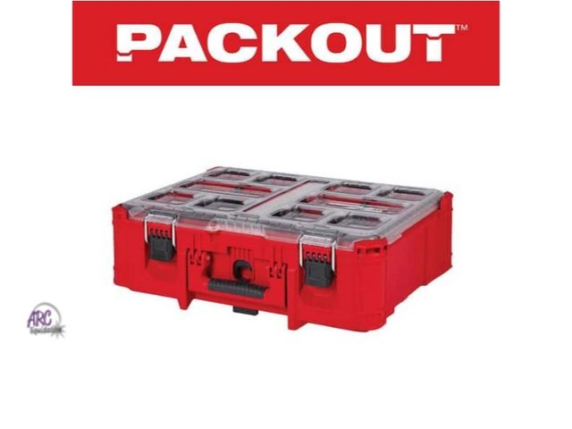 Lot 56-764151 - New PACKOUT 20 in. Deep Small Parts Organizer with 6 Compartments and one divider