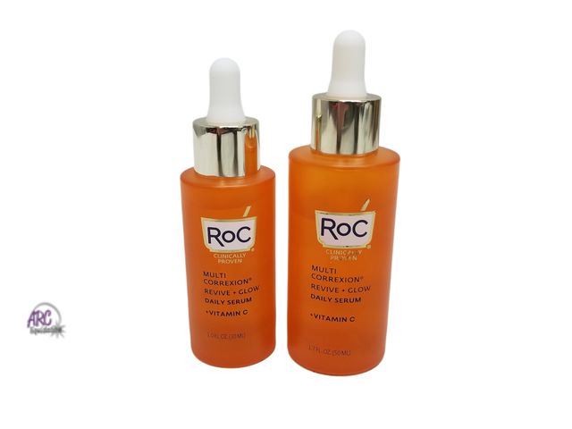 Lot 56-463261 - New Out of  Package - 2 Count - (1 -1 Fluid Ounce, 1 - 1.7 Fluid Ounce) -  RoC Multi Correxion Reviv...