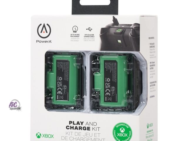 Lot 56-859934 - New Open Box - Power A XBOX Play and Charge Kit