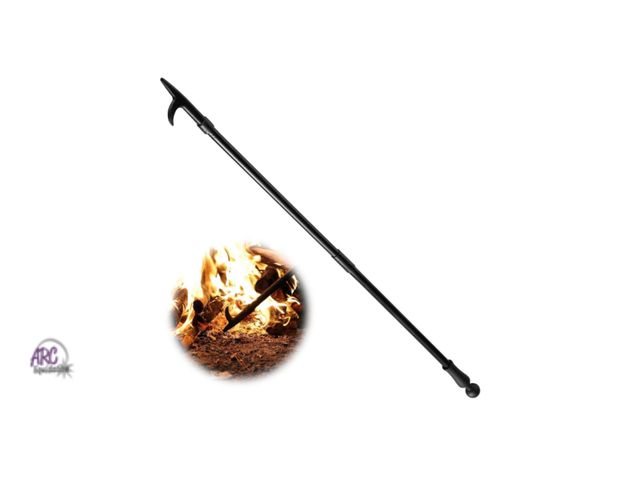Lot 56-116624 - New BsBsBest Fire Poker for Fire Pit, 46 Inch Extra Long Portable Campfire Poker for Fireplace, Camp...