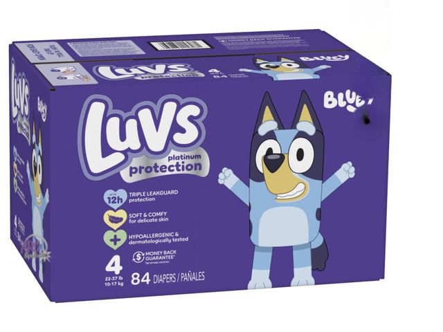 Lot 56-358224 - New 84 diapers, Luvs Platinum Protection Baby Diapers