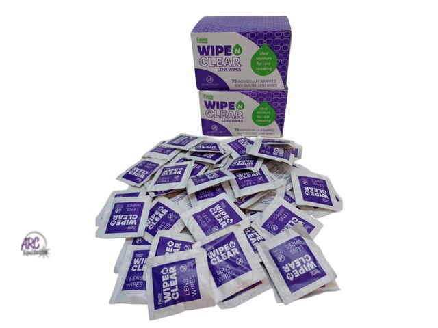 Lot 56-795514 - Flent's Wipe 'n Clear Lens Wipe, 200 Soft-Quilted Lens Wipes