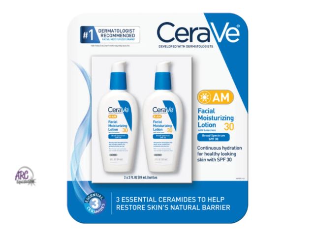 Lot 56-221861 - New Open In Box - CeraVe AM Facial Moisturizing Lotion SPF 30
