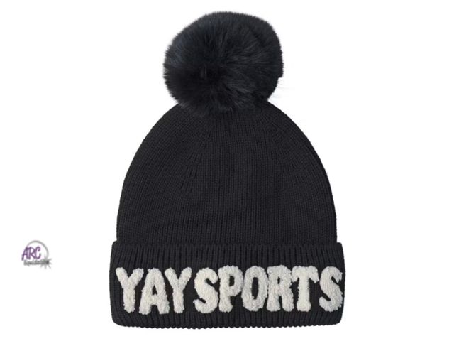 Lot 56-147631 - New Serra Ladies Yay Sports Game Day Beanie Hat (One Size), Black