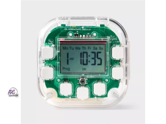 Lot 56-856112 - NEW-Grounded Outlet Digital Timer - heyday™: Indoor Plug-In Light Timer, 15A, Clear,