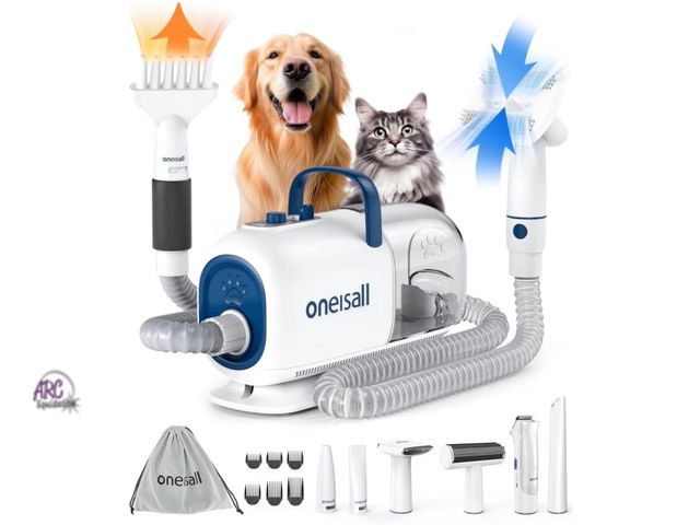 Lot 56-661867 - Lightly Used Tested and Works - Oneisall BM1 Dog Grooming Vacuum for Shedding &amp; Drying Trimming ...