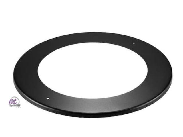 Lot 56-558043 - New In Box DuraBlack Stove Pipe 6in. Diameter single wall Trim Collar