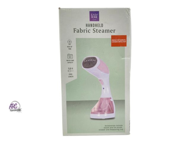 Lot 56-858833 - New - Easy Home Handheld Fabric Steamer