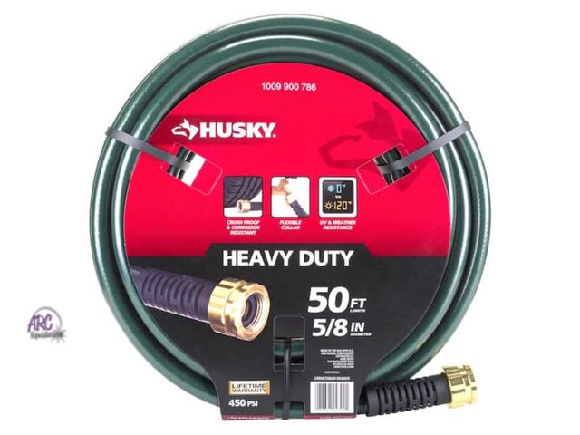 Lot 56-640365 - New - Husky 5/8 in. x 50 ft. Heavy-Duty Hose