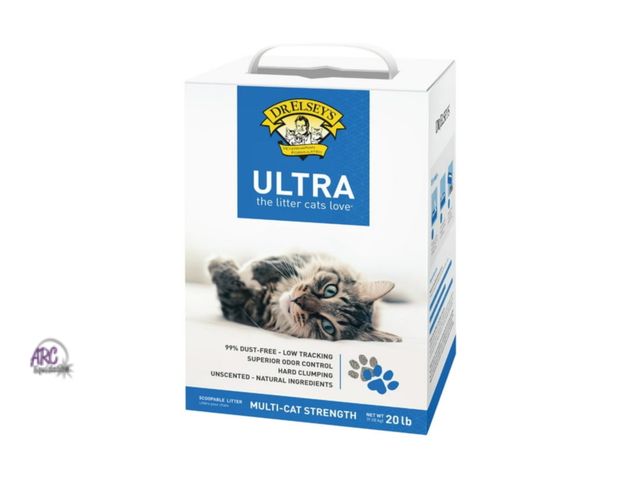 Lot 56-262724 - NEW Dr. Elsey's Ultra Unscented Clumping Clay Cat Litter 20 lb. Box