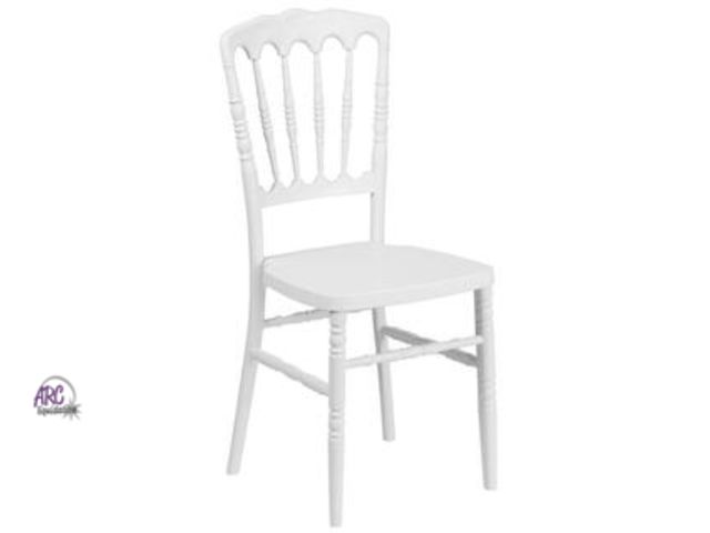 Lot 56-650852 - New - Carnegy Avenue White Resin Side Chair