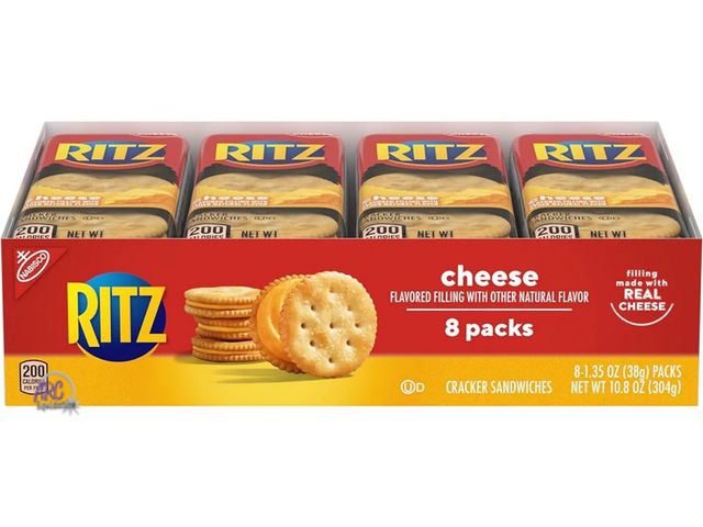 Lot 56-469012 - NEW-LOT OF 6 PACKAGES-Nabisco Ritz Cracker Sandwiches, Cheese, 10.8 oz per package