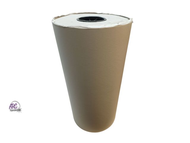 Lot 56-589798 - NEW-SLIGHT WATER SPOTS ON TOP OF ROLL-KRAFT PAPER ROLL 18" x 1000'