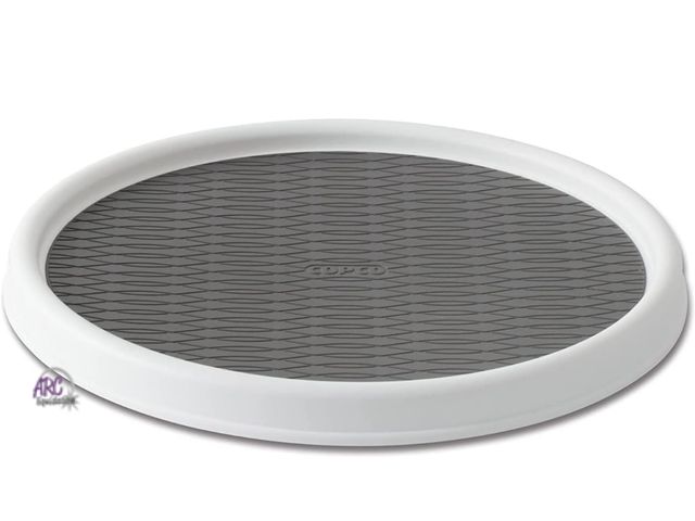 Lot 56-550918 - New - Copco Basics Non-Skid Pantry Cabinet Lazy Susan Turntable, 12-Inch