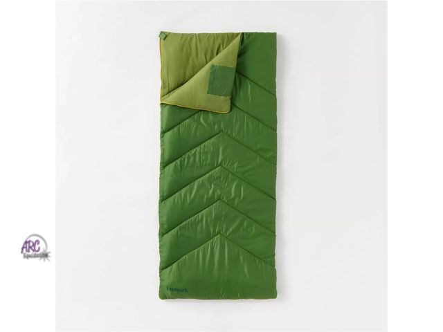Lot 56-533217 - NEW-EMBARK-50° adult sleeping bag-green-6 foot long