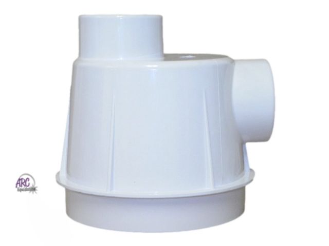 Lot 56-592398 - NEW-LOT OF 2-Hayward WC1154A Body Part Only for WG1154AVPAK2 2" White Deluxe Suction Outlets