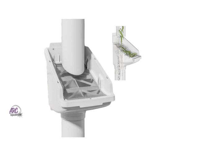 Lot 56-788765 - New in box. Retail $236. Rain harvesting Leaf Eater Commercial (PP) 6 in.