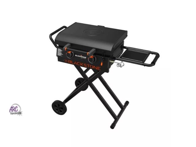 Lot 56-752050 - New in box. Blackstone On The Go 22 in. 2-Burner Liquid Propane Outdoor Griddle Flat Top Grill Black...