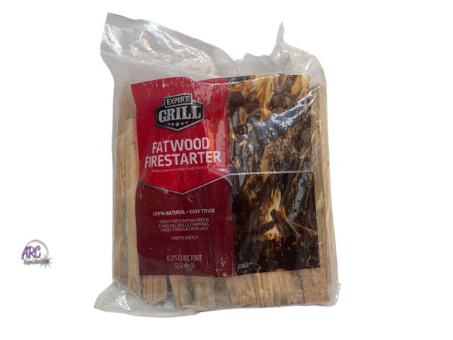 Lot 56-354324 - New, Expert grill Fatwood fire starter,
100% natural
