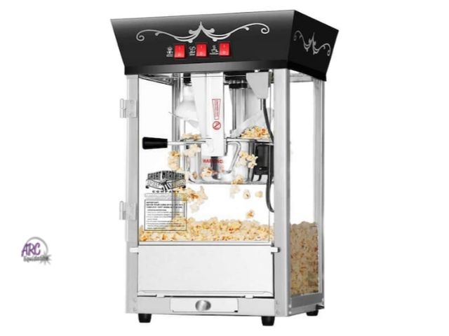 Lot 56-737718 - Lightly used. Tested and works. Matinee Movie  Antique Black Countertop Popcorn Machine