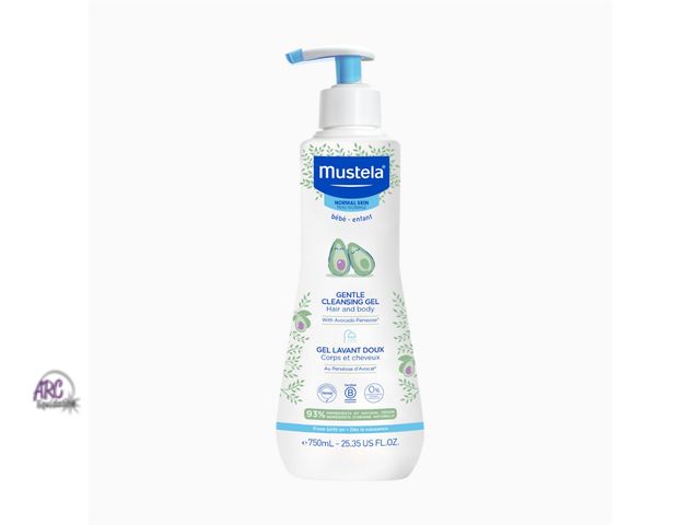Lot 56-513565 - NEW-Mustela normal skin gentle cleansing gel-hair and body-for infants-25.35 fl oz