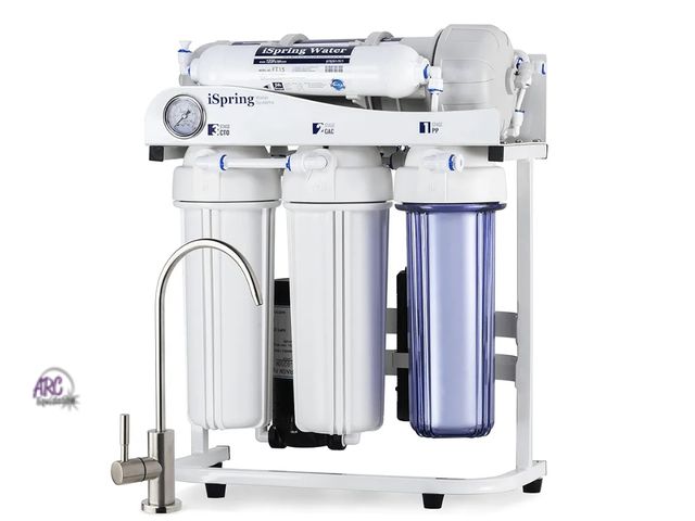 Lot 56-775021 - New in box. iSpring RCS5T Commercial Tankless Reverse Osmosis RO Water Filter System with 1.5:1 Pure...