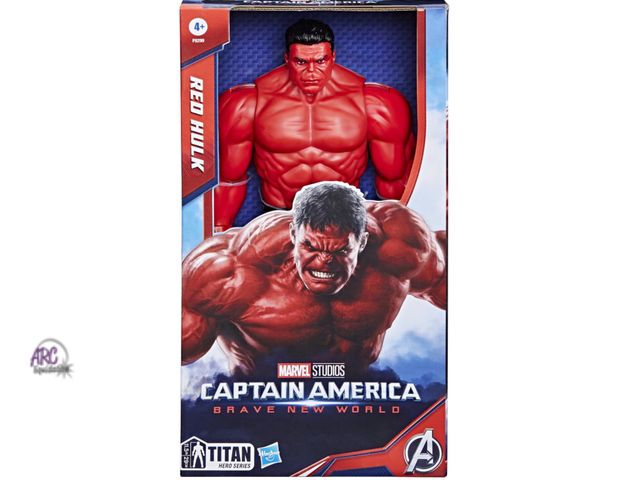 Lot 56-315630 - New, Marvel Studios Captain America Brave New World, 12" Deluxe Red Hulk Action Figure