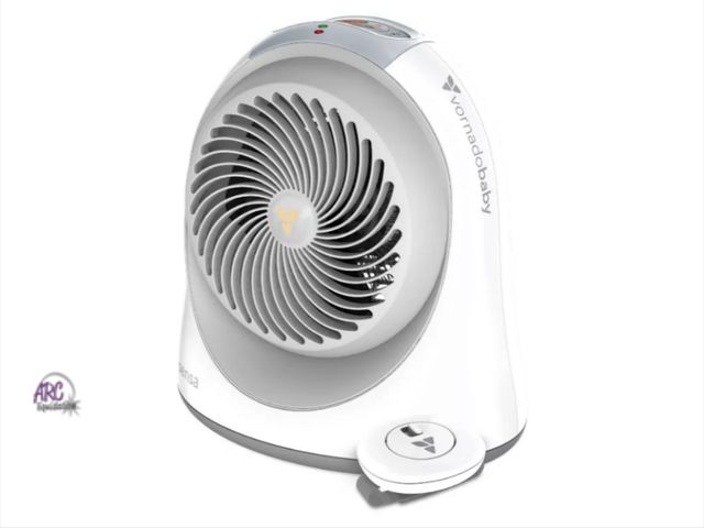Lot 56-516312 - New open box Vornado Sensa Nursery Space Heater 1200W with Adjustable Thermostat: ETL Listed, Fan Dr...