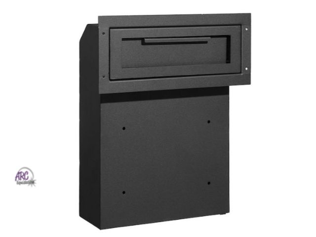 Lot 56-788365 - New in box. Through The Wall Drop Box, Steel Through the Wall Mailbox with 2.8-7. 9in. 13in. Lock 13...